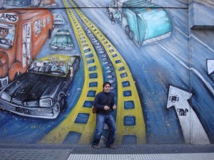 graffiti en avda. de mayo