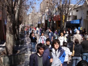 calle centrica de Cordoba, Argentina