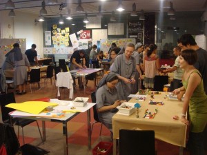 taller design thinking en el Colegio Montserrat