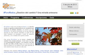 ¿Gestión del cambio?: Una mirada artesana en #ForoRedca1 (post-360)